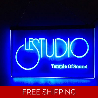 Le Studio Led Light Sign Temple of Sound Le Studio Led Light Sign Temple of Sound